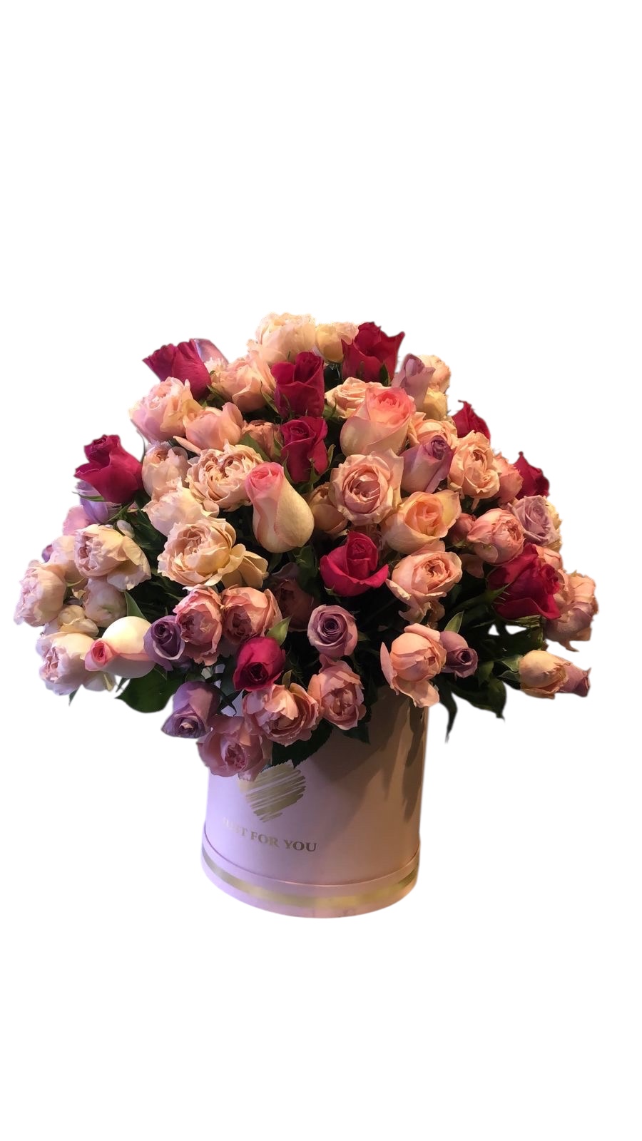 Surprise flower box bouquet